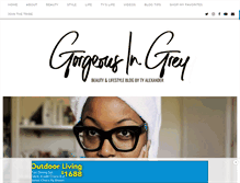Tablet Screenshot of gorgeousingrey.com